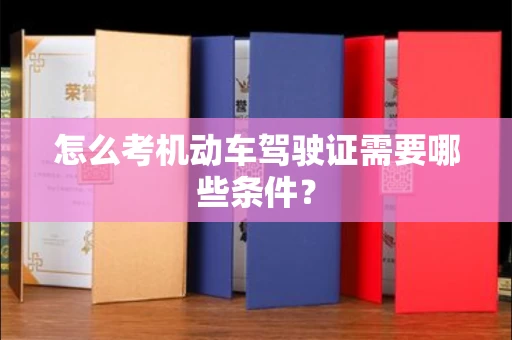 武汉怎么考机动车驾驶证需要哪些条件?